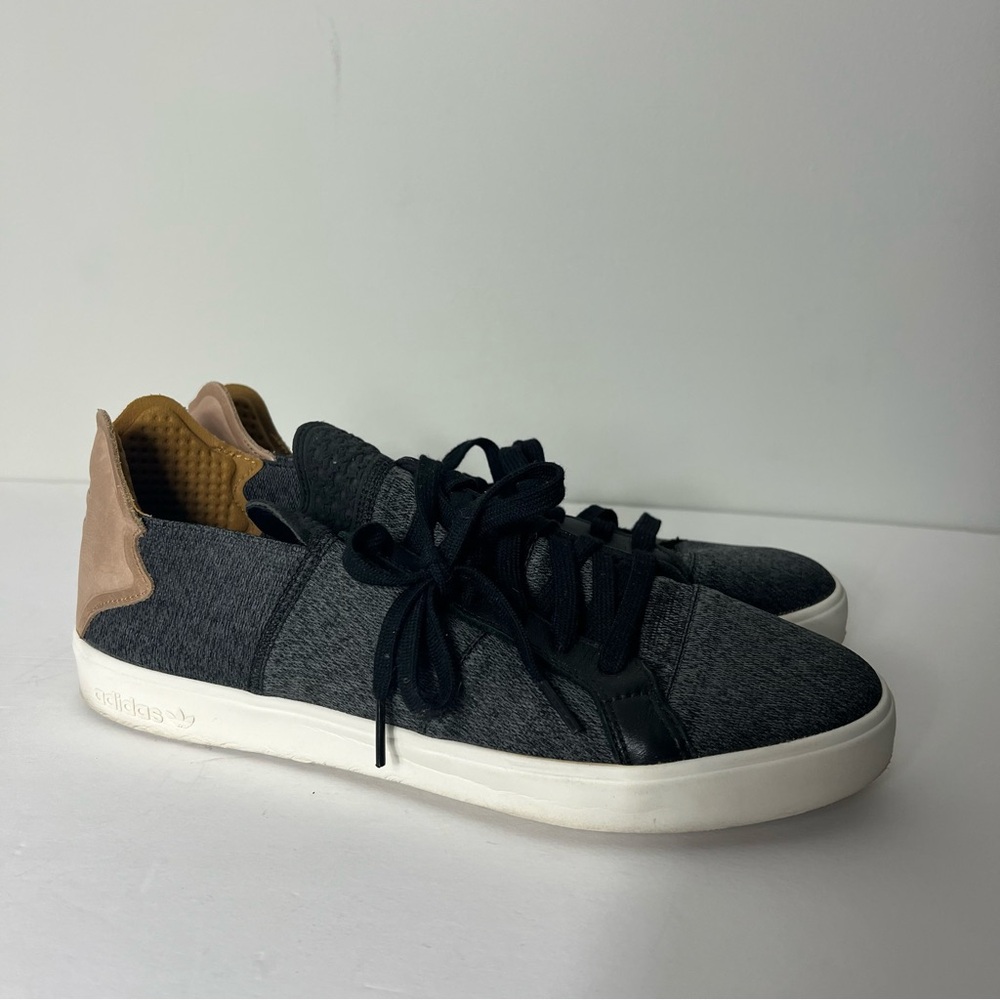 Pharrell Williams x Vulc Lace Up 'Black Granite' Sneakers Mens  Size 11.5